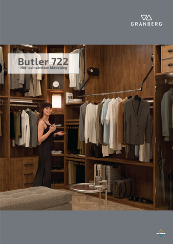Granberg Butler 722 - Höj- och sänkbar klädstång