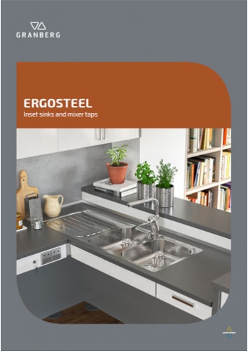 Granberg ERGOSTEEL - Inset sinks and mixer taps